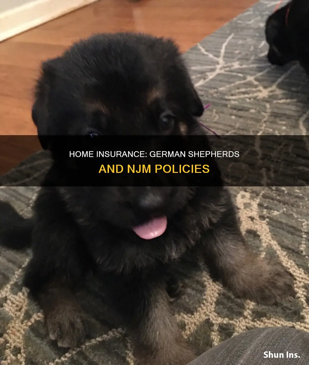 does njm homeowners insurance cover german shepard