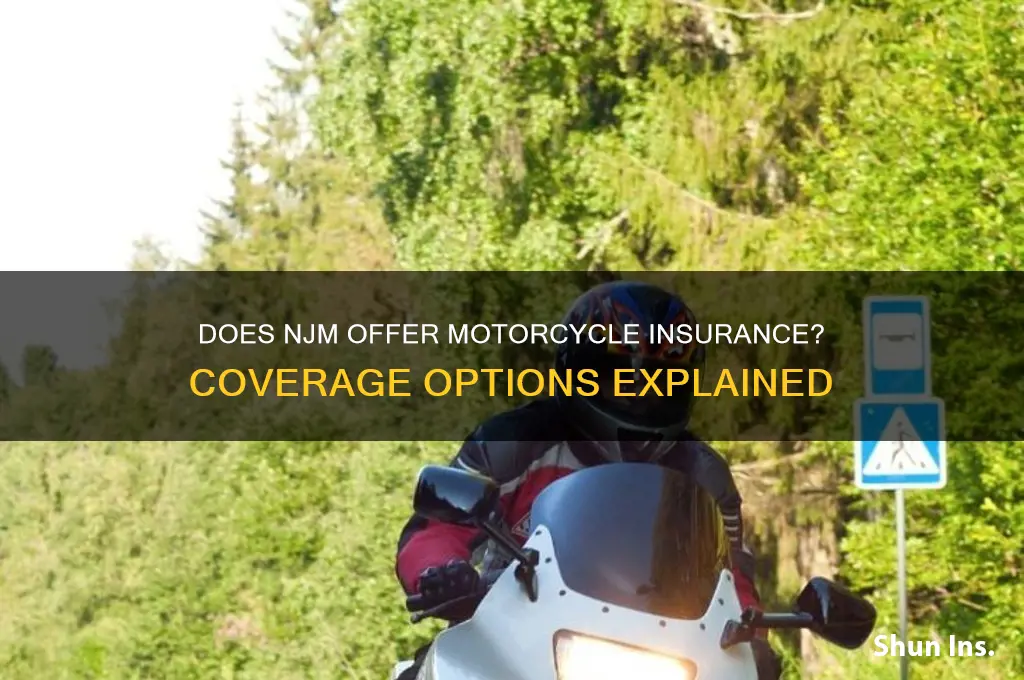 does njm insure motor cycles