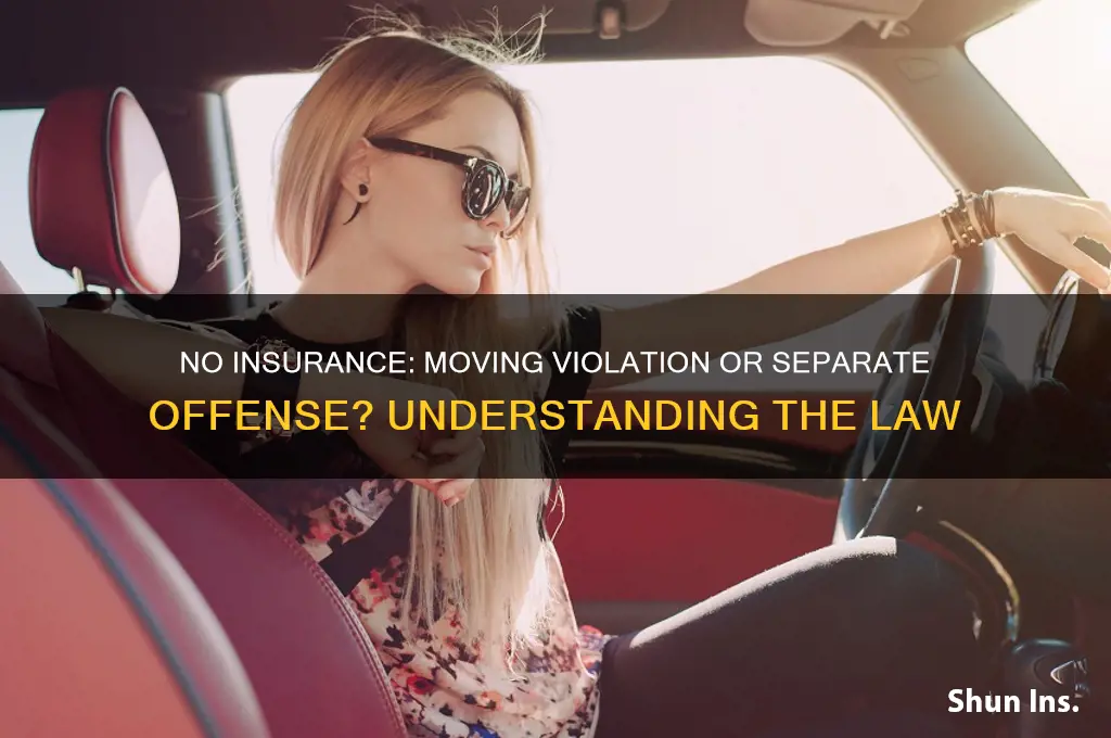 does no insurance count as a moving violation