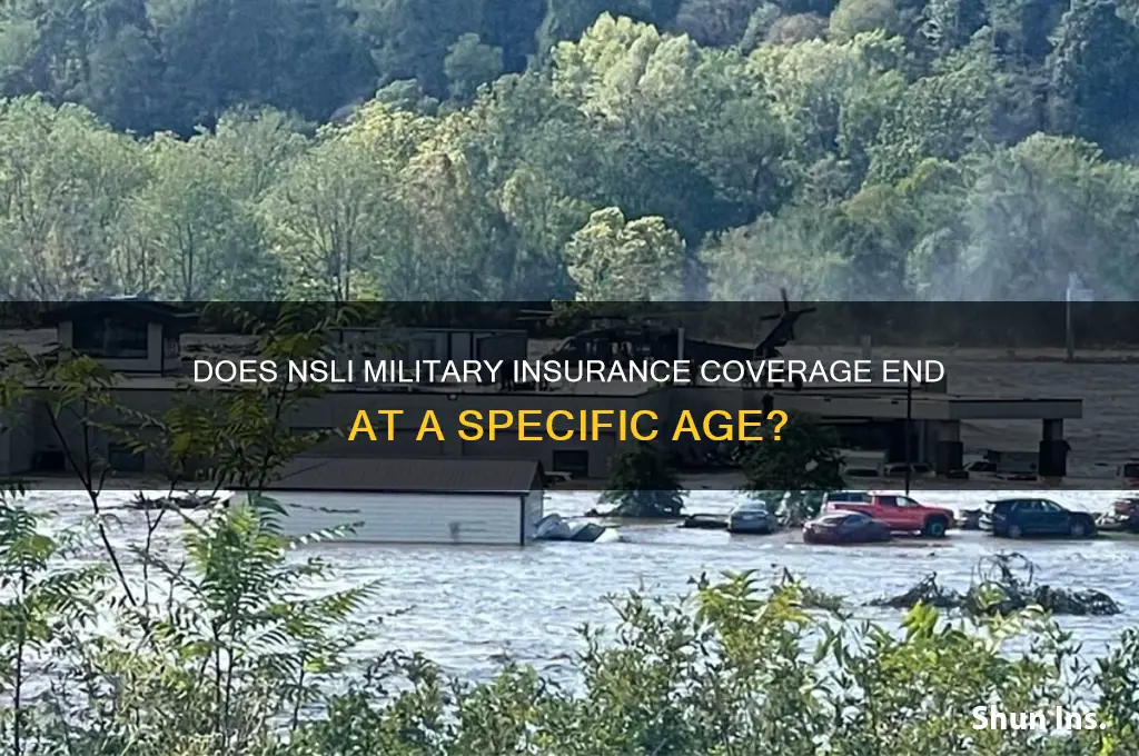 does nsli military insurance stop after a certain age