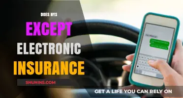 Does New York State Accept Electronic Insurance Cards?