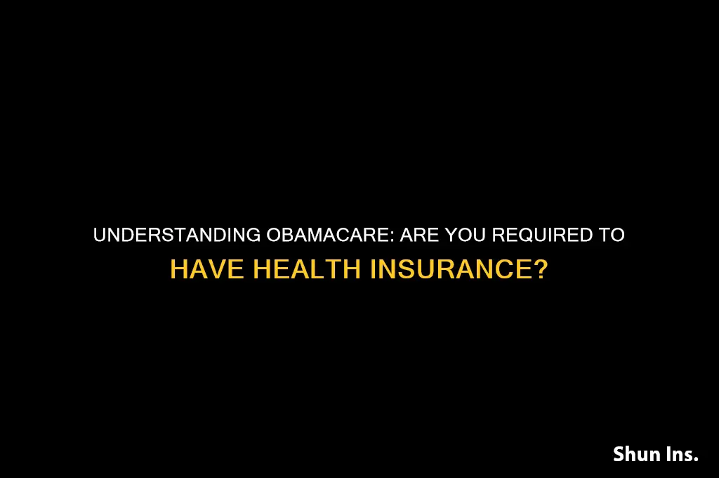 does obamacare force you to have insurance