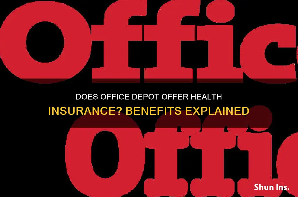 does office depot have health insurance