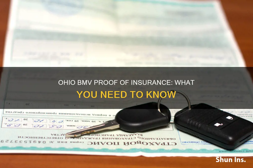does ohio bmv send out proof of insurance