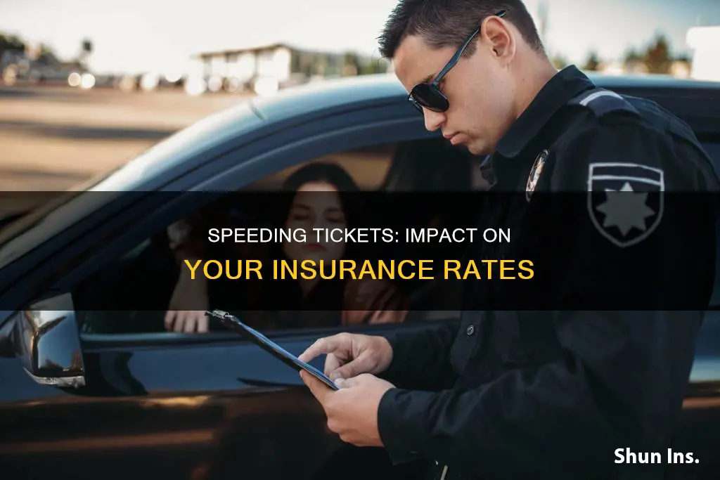 does one speeding ticket affect your insurance