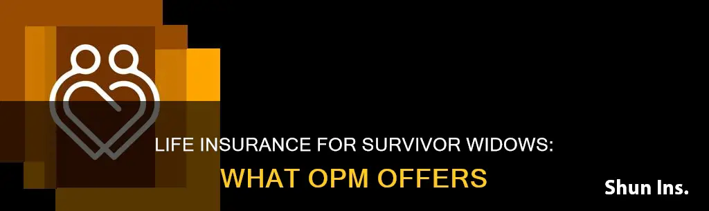 does opm offer life insurance for survivor widows