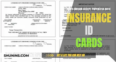 Are Digital Auto Insurance Cards Accepted in Oregon?