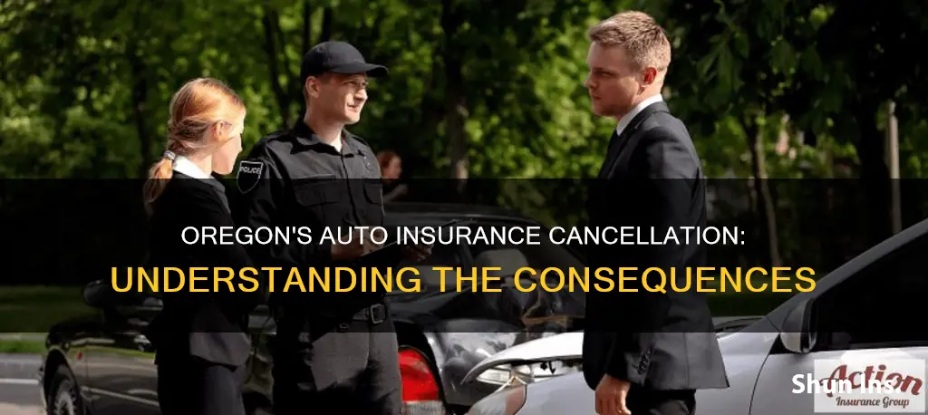 does oregon have penalty for auto insurance cancellation