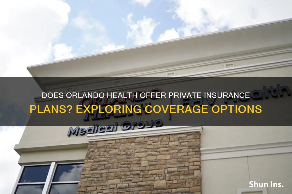 does orlando health sell private insurance