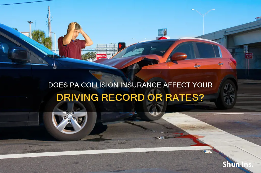does pa collision insurance count against you