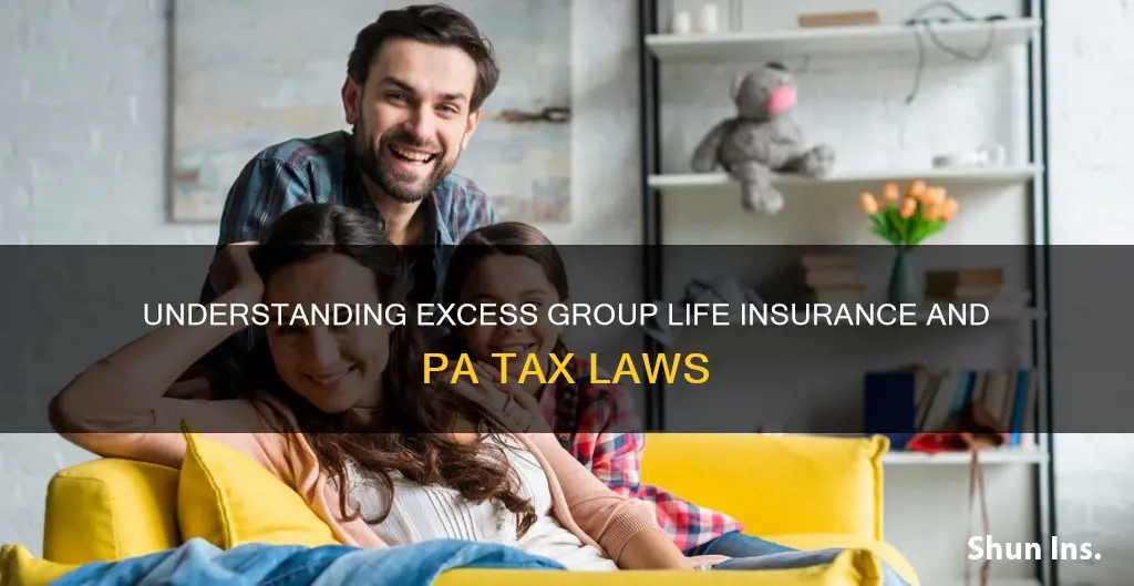 does pa tax excess group life insurance