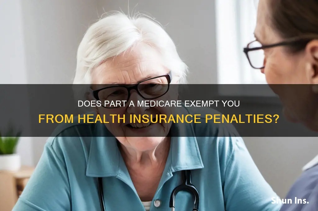 does part a health insurance qualify for health insurance penalty