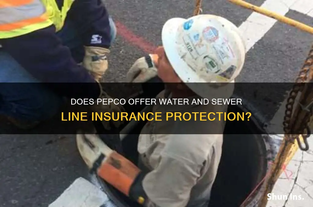 does pepco have water and sewer insurance protection