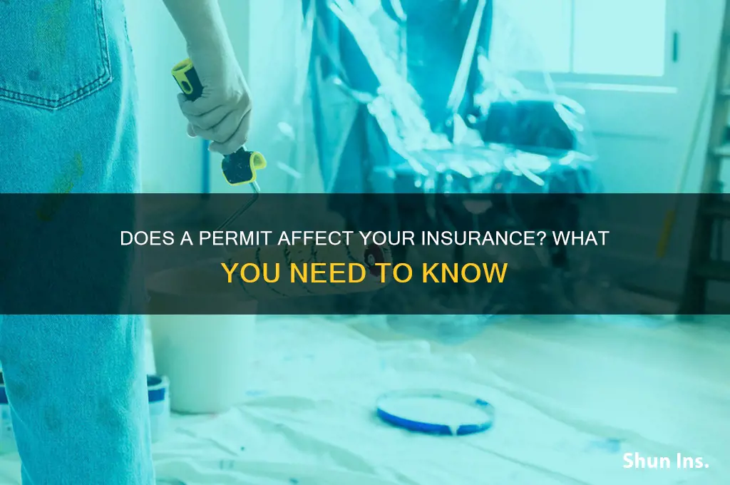 does permit goes on insurance