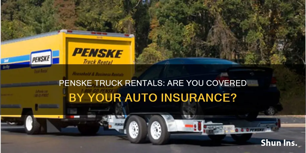 does personal auto insurance cover penske