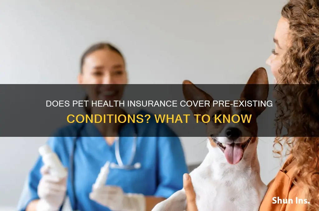 does pet health insurance cover pre existing conditions