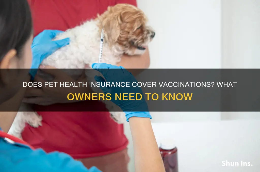 does pet health insurance cover vaccinations