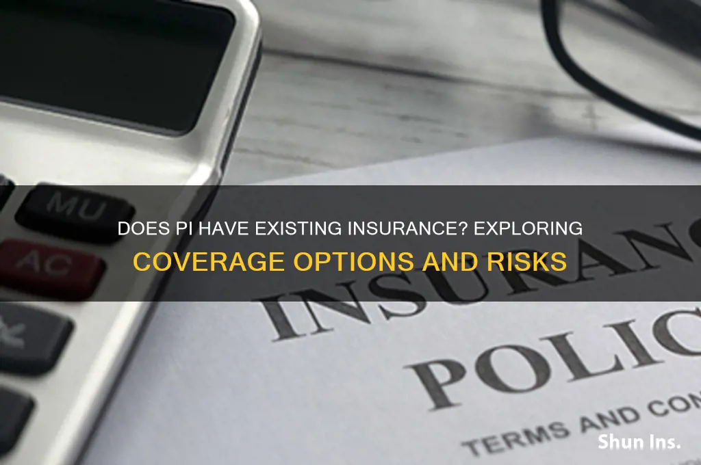 does pi have existing insurance