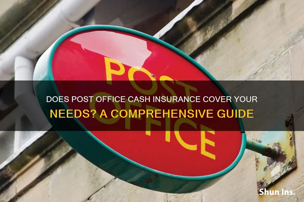 does post office cash insurance