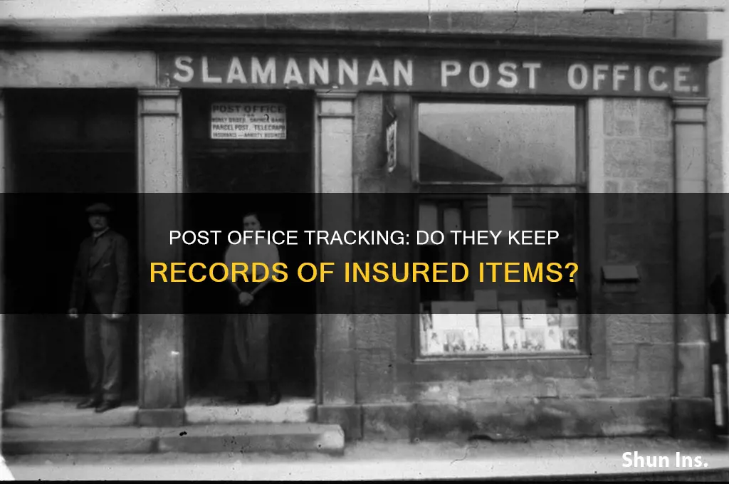 does post office keep record of insured items