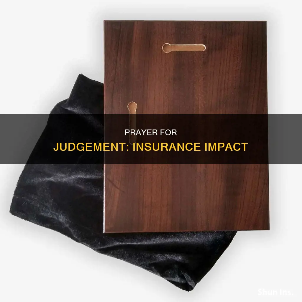 does prayer for judgement affect insurance