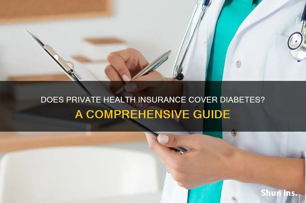 does private health insurance cover diabetes