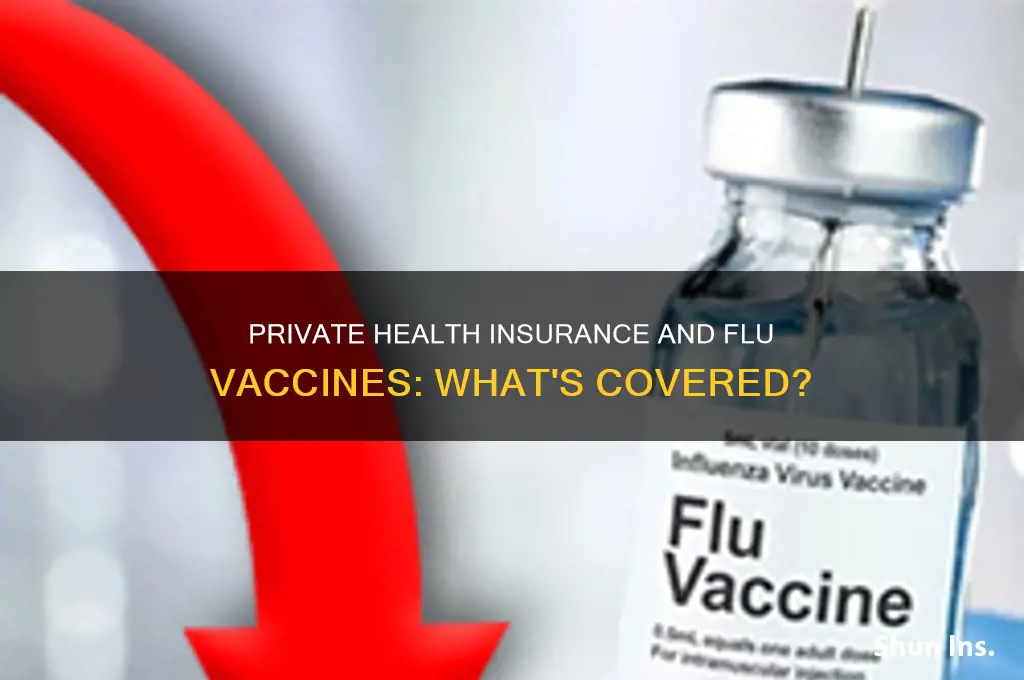 does private health insurance cover flu vaccine