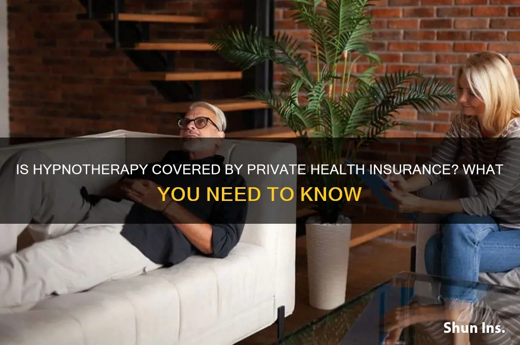 does private health insurance cover hypnotherapy