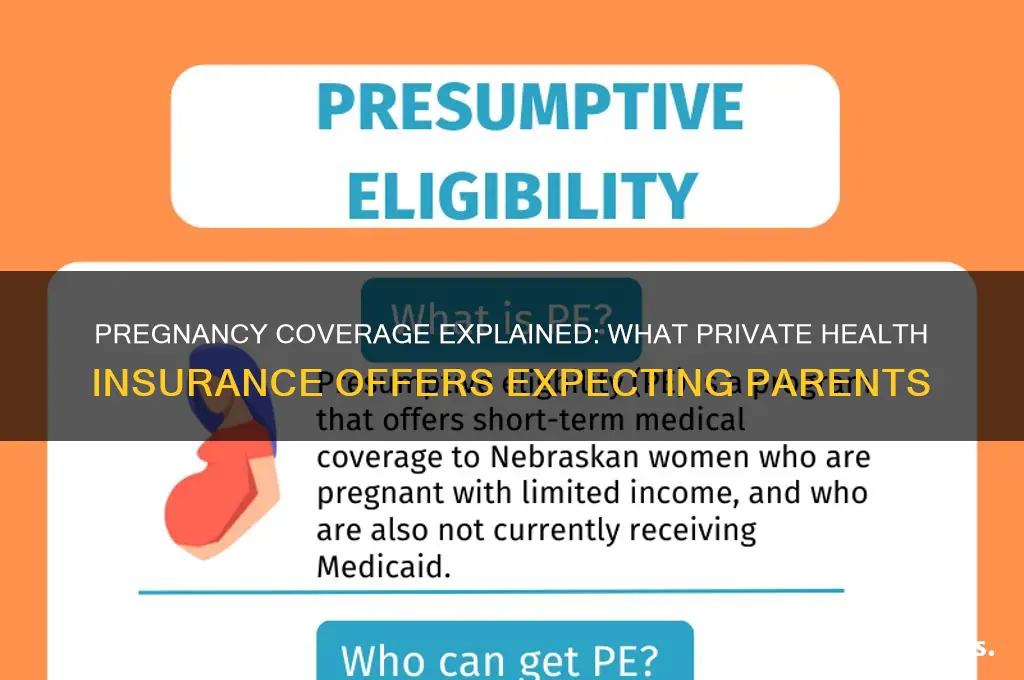 does private health insurance cover pregnancy