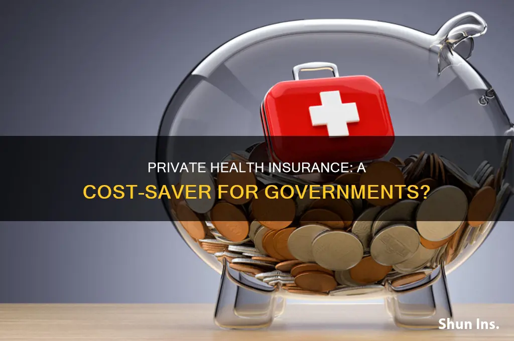 does private health insurance saves money to the governemt
