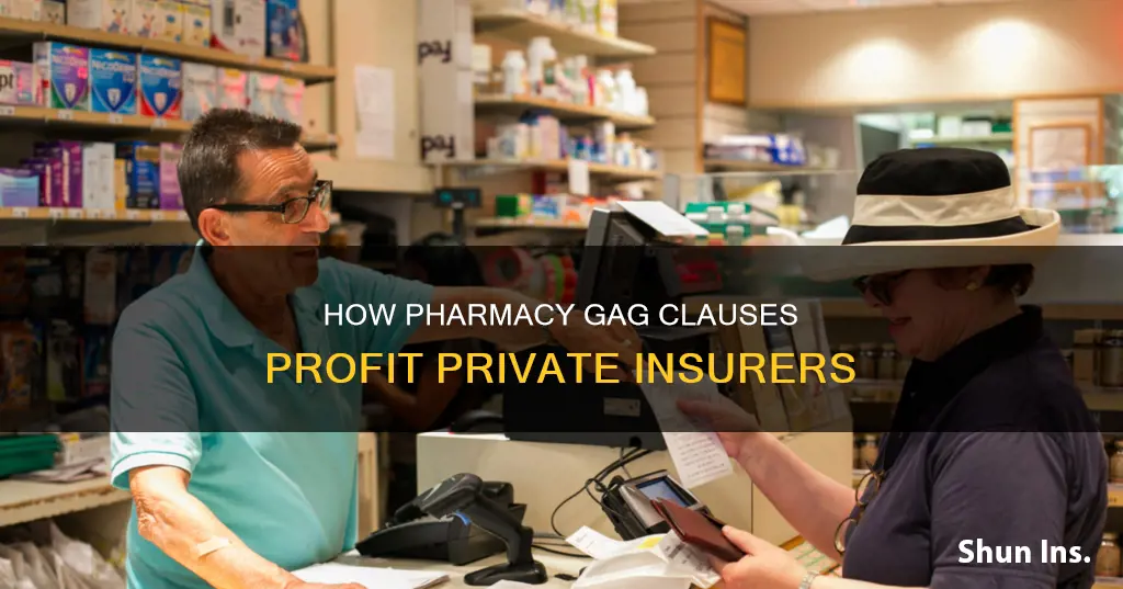 does private insurance benefit from pharmacy gag clause