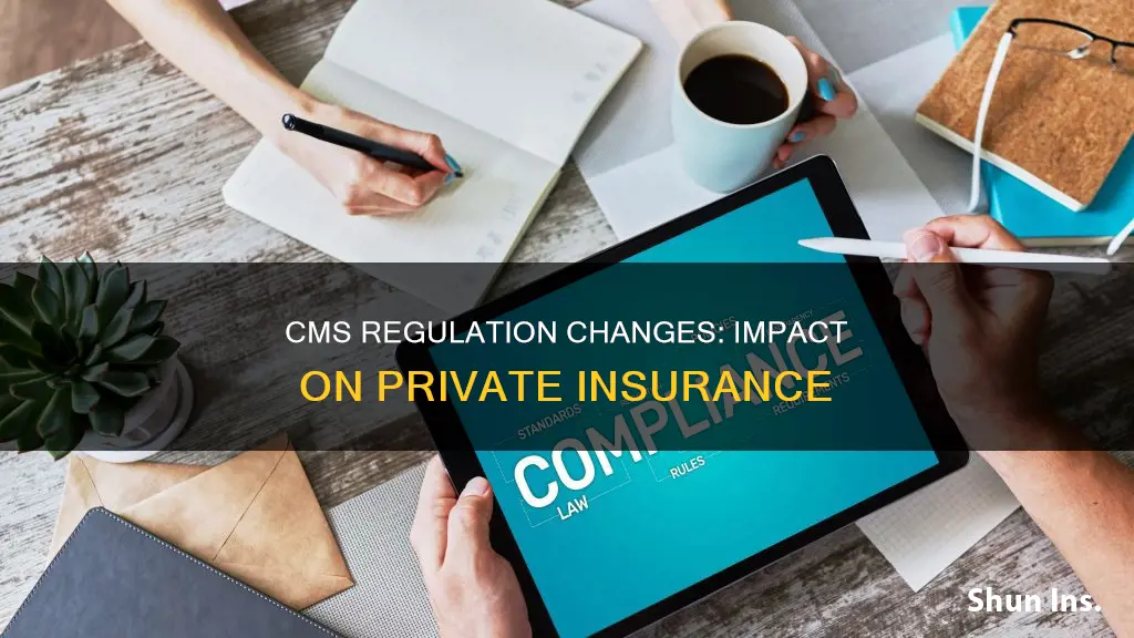 does private insurance change when cms regulations change