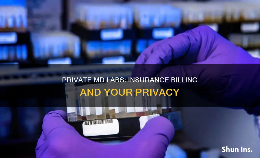 does private md labs bill insurance