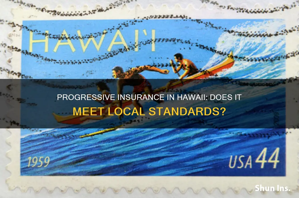 does progresive insurance meet hawaii standards