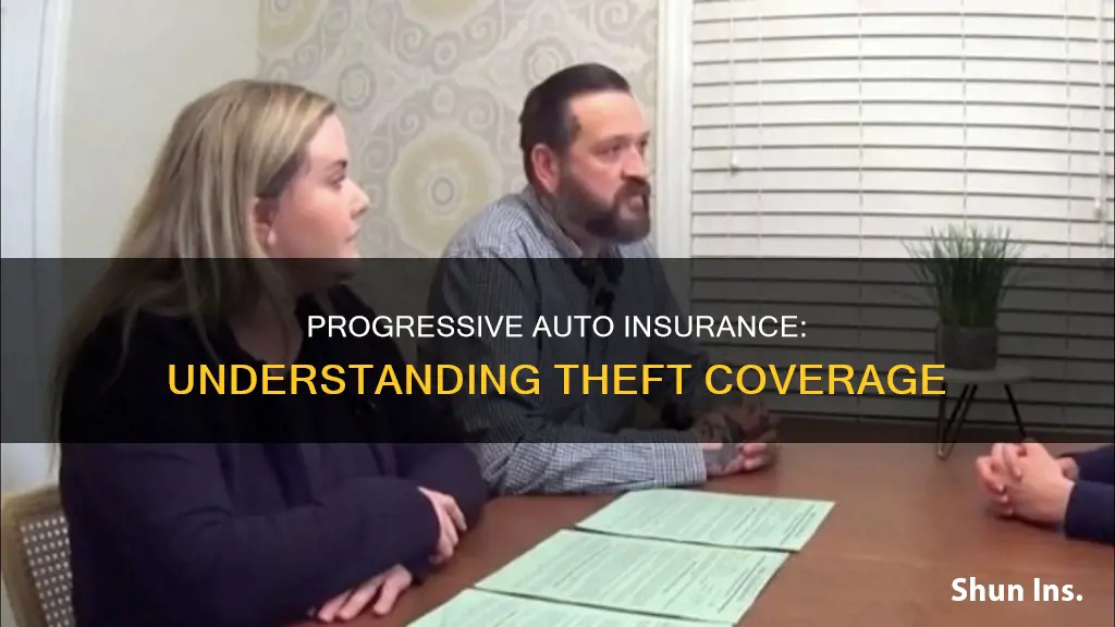 does progressive auto insurance cover theft