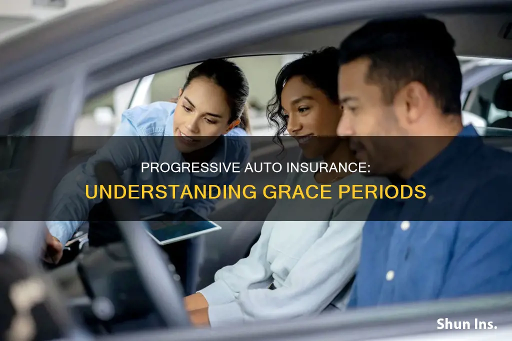 does progressive auto insurance have a grace period