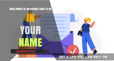 Does Proof of Insurance Need to Match Your Name?