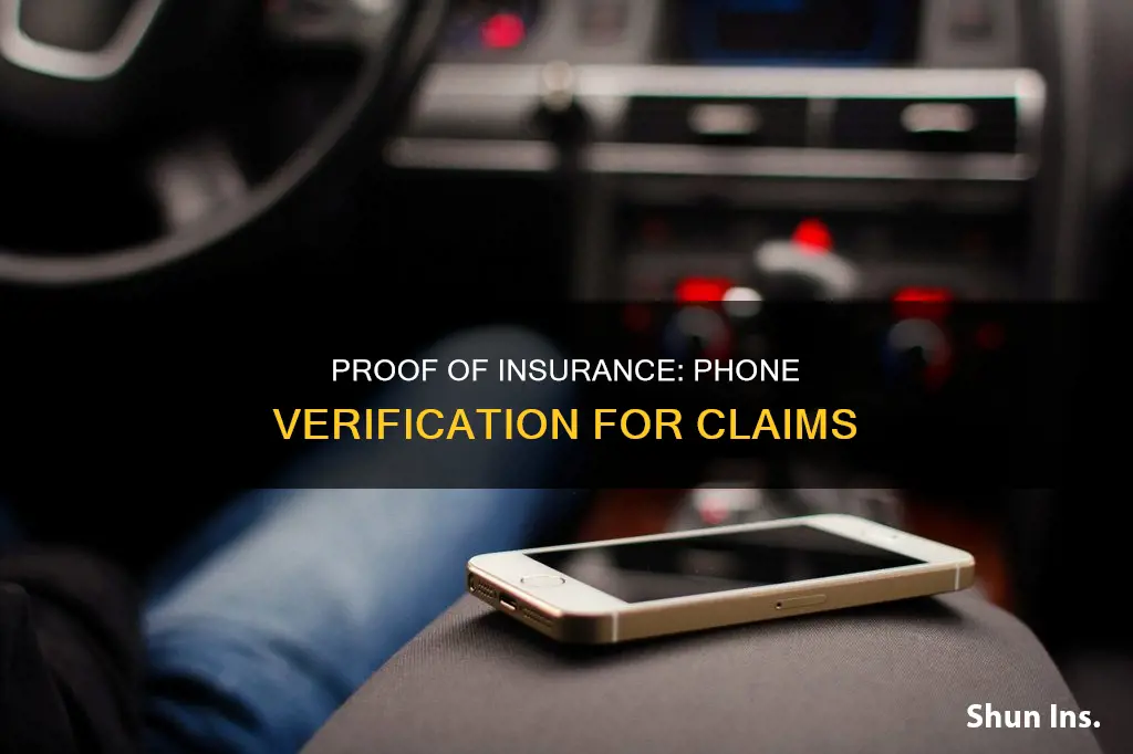 does proof of insurance phone