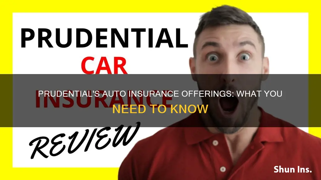 does prudential off auto insurance