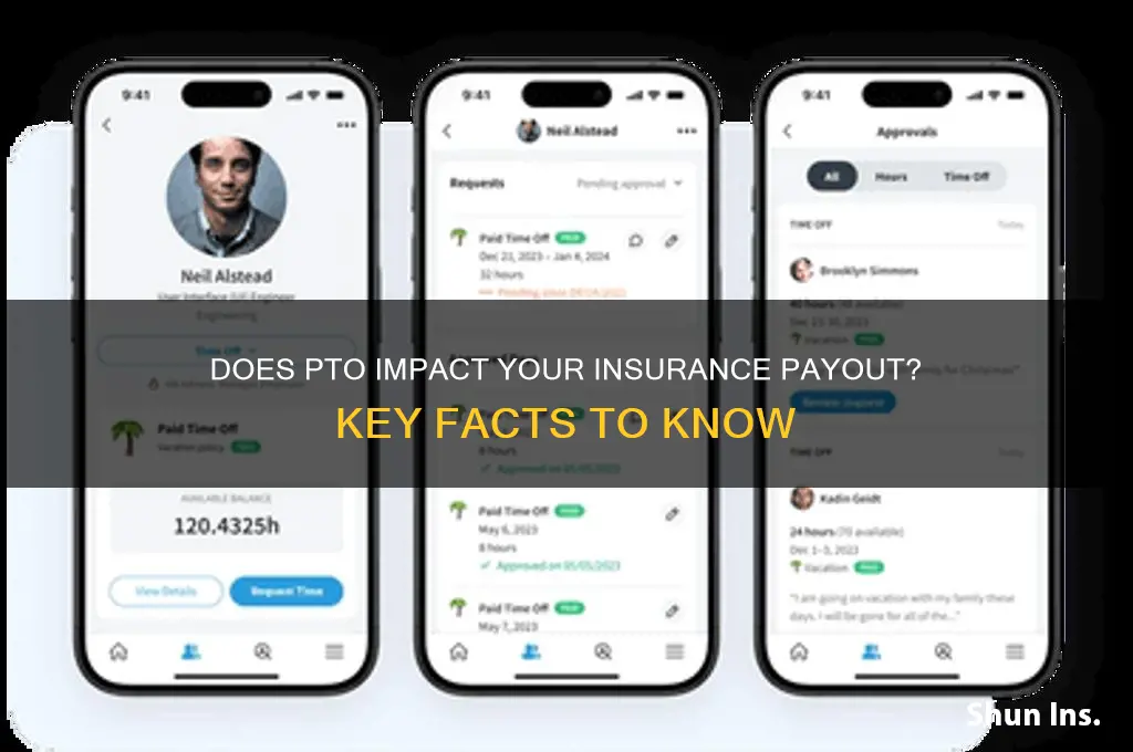 does pto contribute to insurance payout