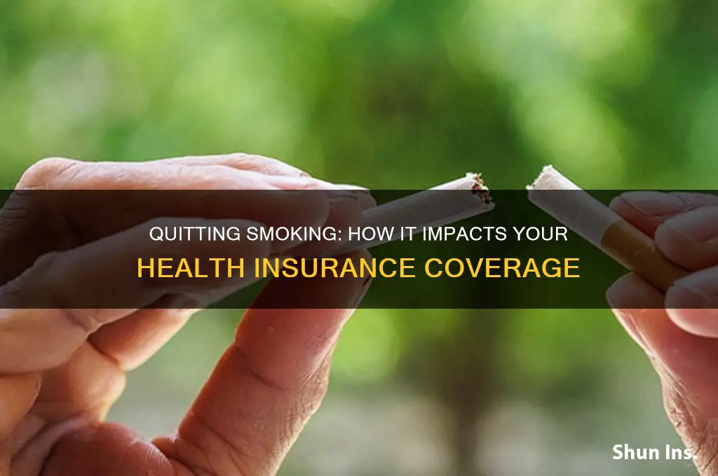does quitting smoking affect my health insurance