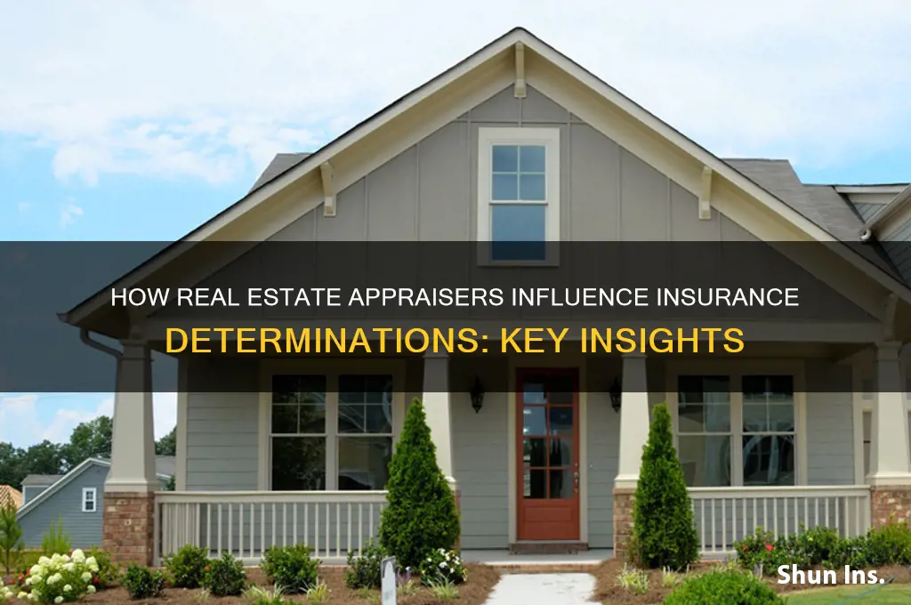 does real estate appraiser determine insurance