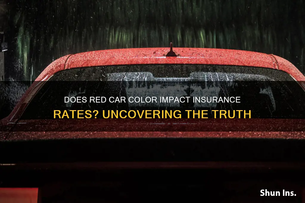 does red increase insurance