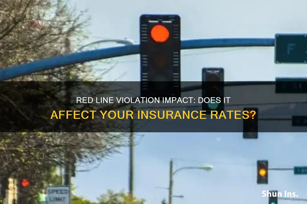 does red line violation show up insurance