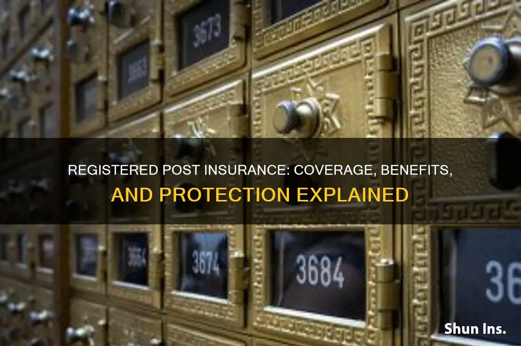 does registered post have insurance