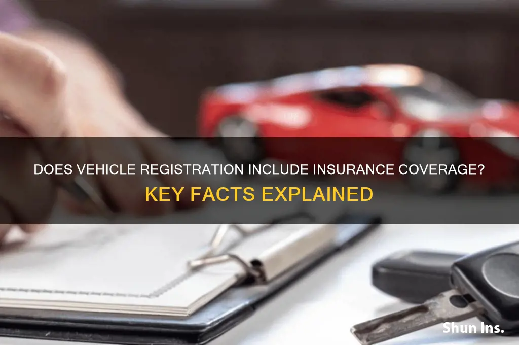 does registration come with insurance