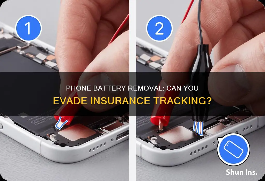 does removing my phone battery stop insurance tracking apps