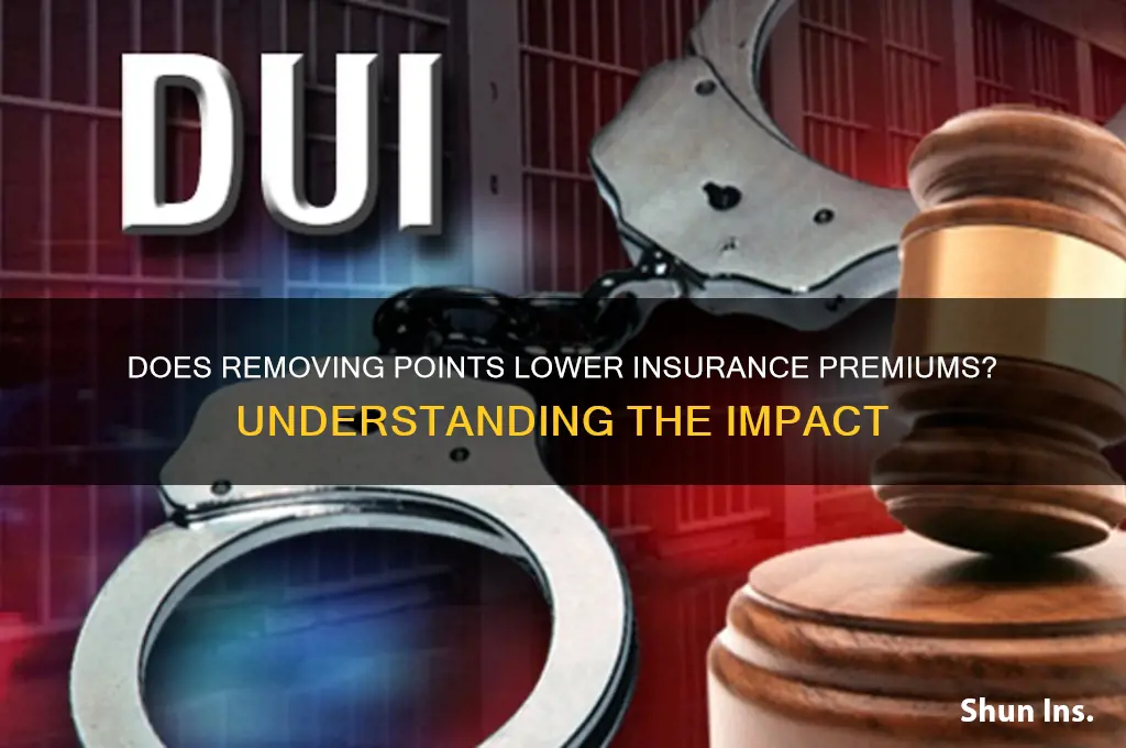 does removing points lower insurance