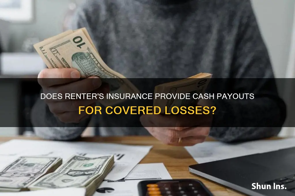 does renter insurance give us the cash