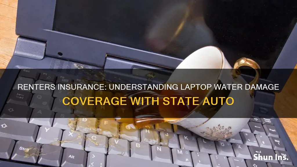 does renters insurance cover laptop water damage state auto